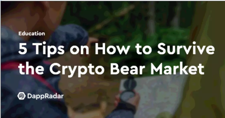 在加密熊市中生存的 5 个技巧
