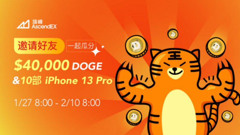 顶峰AscendEX新春嘉年华如约而至，新年豪礼&ldquo;拍了拍&rdquo;你