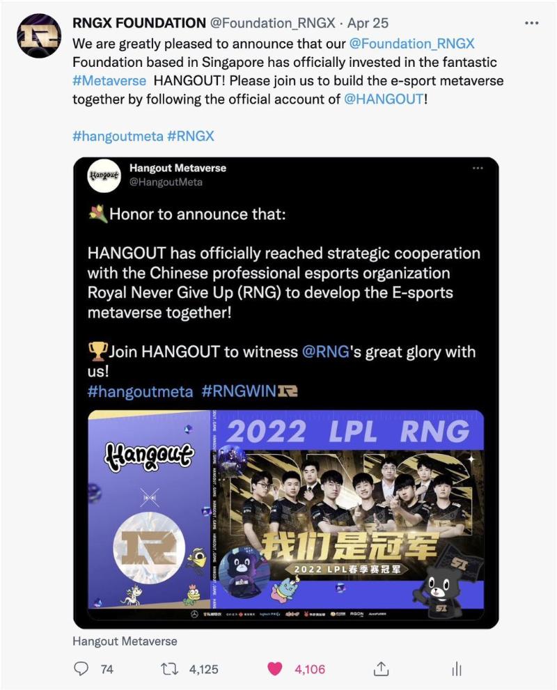 Hangout Metaverse:실제로 〈플레이어 언노운〉을 재현한 Web3 멀티체인 소셜 플랫폼