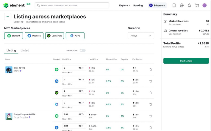 一文读懂 Element2.0，下一代社区驱动的 NFT 聚合交易市场