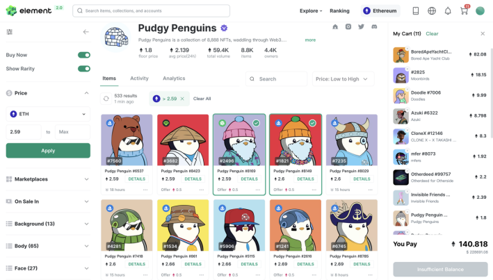 一文读懂 Element2.0，下一代社区驱动的 NFT 聚合交易市场