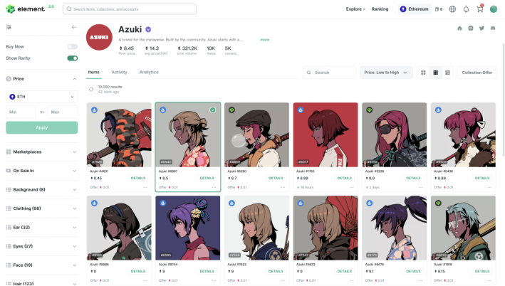 一文读懂 Element2.0，下一代社区驱动的 NFT 聚合交易市场