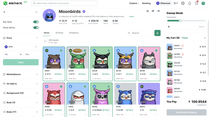 一文读懂 Element2.0，下一代社区驱动的 NFT 聚合交易市场