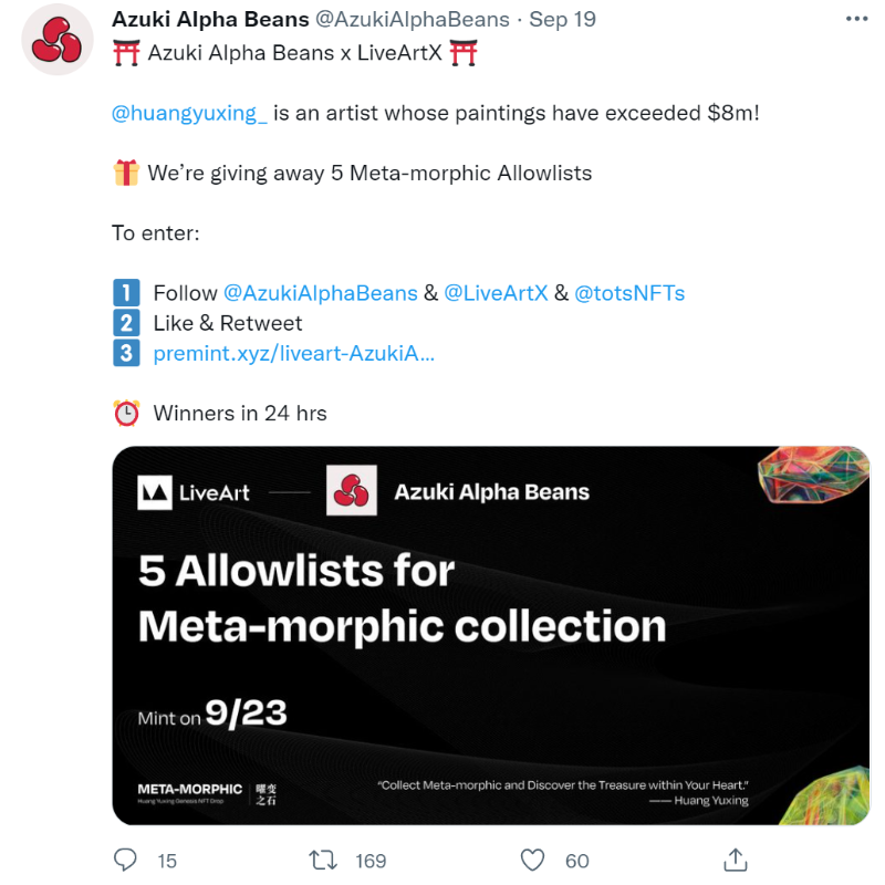 大佬纷纷站台,盘点 LiveArt Meta-morphic NFT 背后的资源