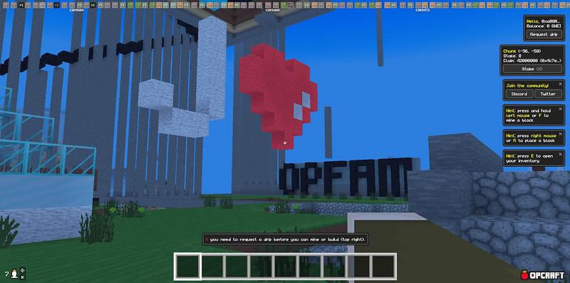 OPCraft：建立在 OP Stack 上的 3D 体素游戏