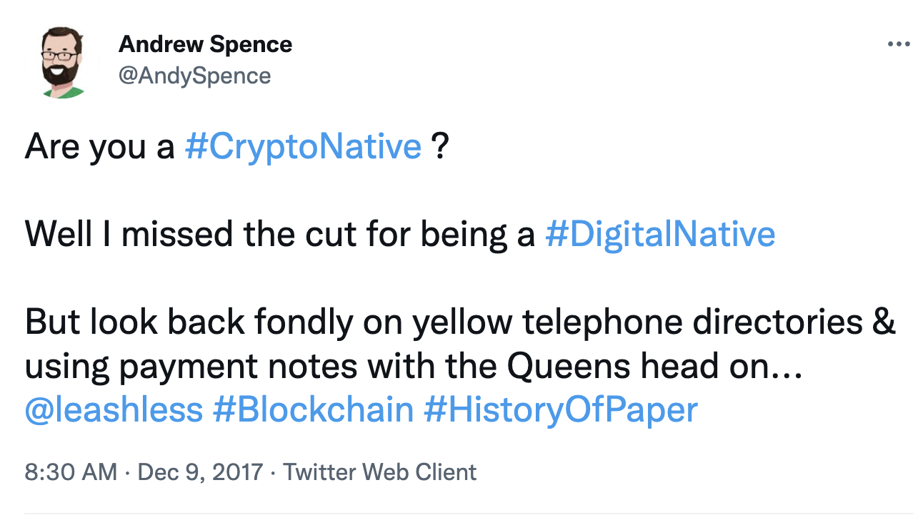 什么是真正的 Crypto Native？