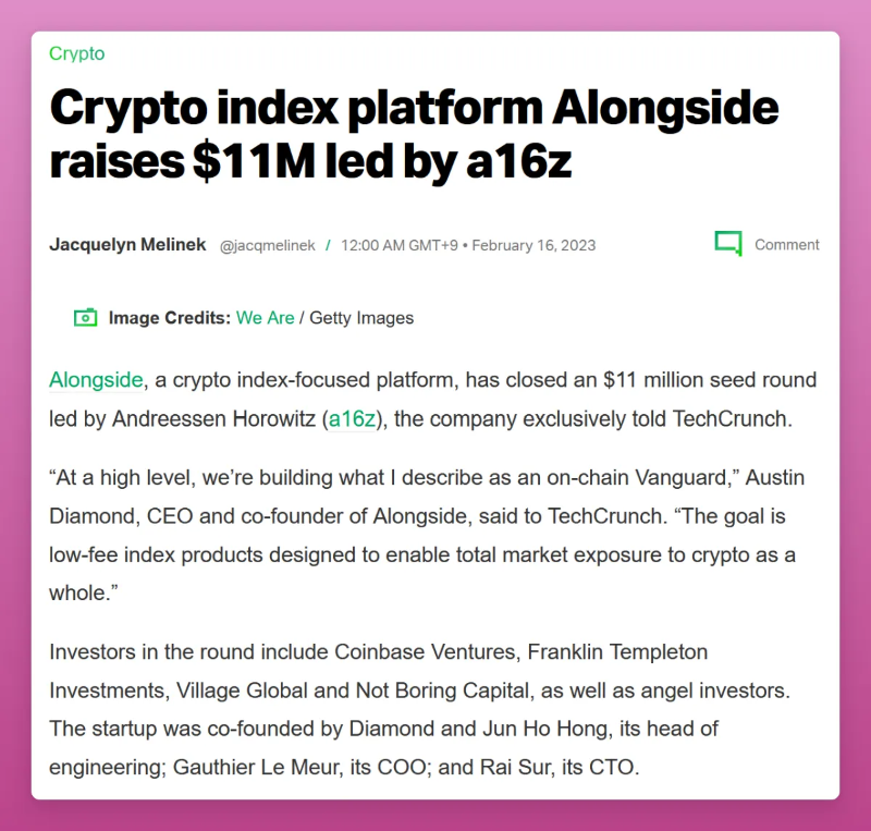 指数浪潮即将到来，简析 4 个值得关注的链上指数协议