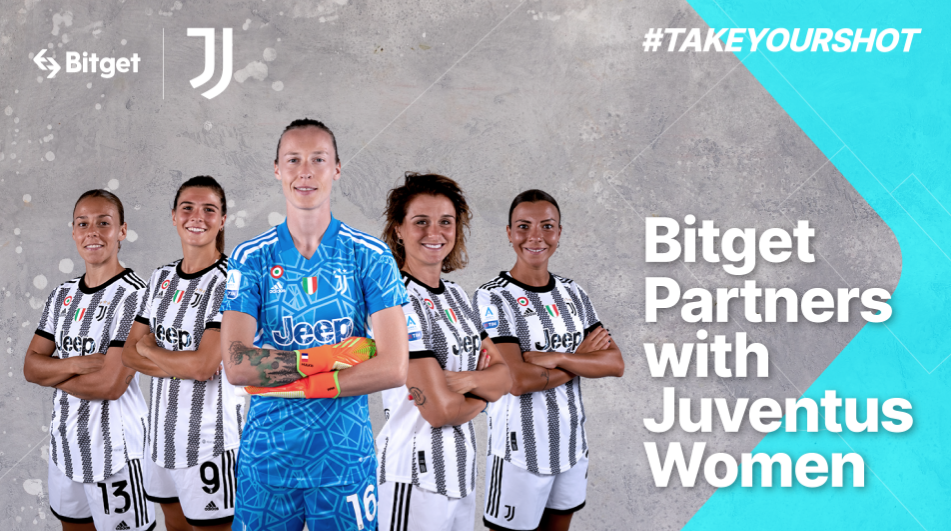 Bitget在国际妇女节宣布正式成为尤文图斯女子足球队官方赞助商