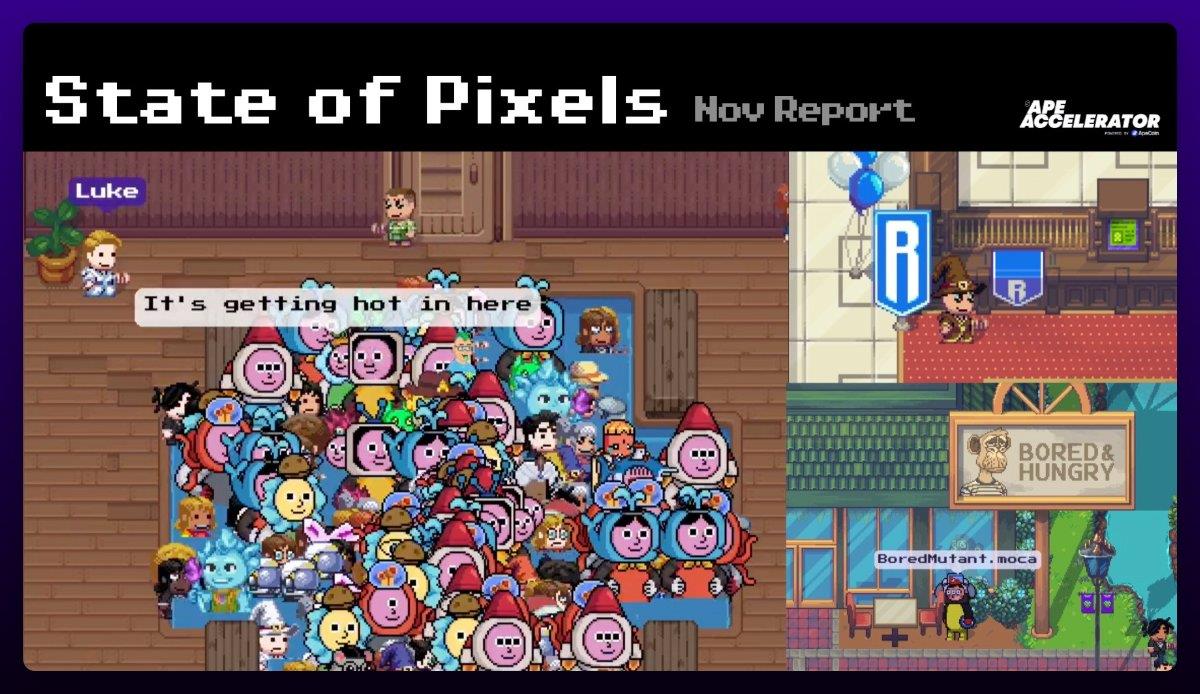 玩家数量突破 11 万，从数据出发探索 Pixels 用户 20 倍增长的原因