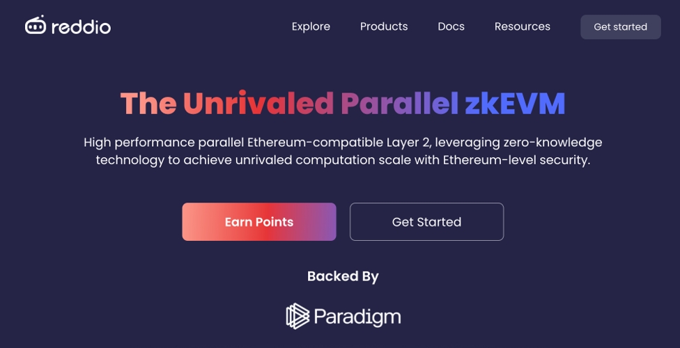 Paradigm 看重的 EVM L2 Reddio 有何亮点?