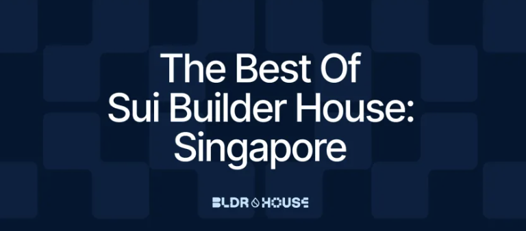 Sui Builder House：新加坡的五大难忘时刻