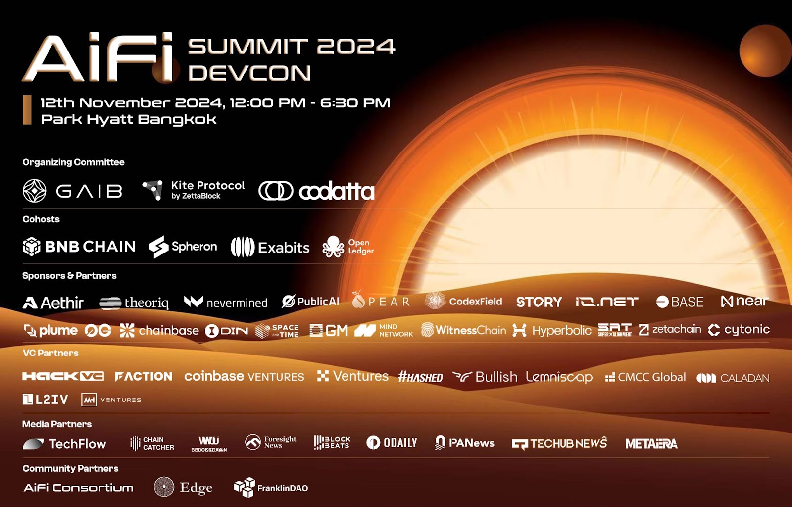 AiFi Summit Devcon 报名倒计时,与 GAIB、Codatta、ZettaBlock 等众多项目共探 AiFi 的未来