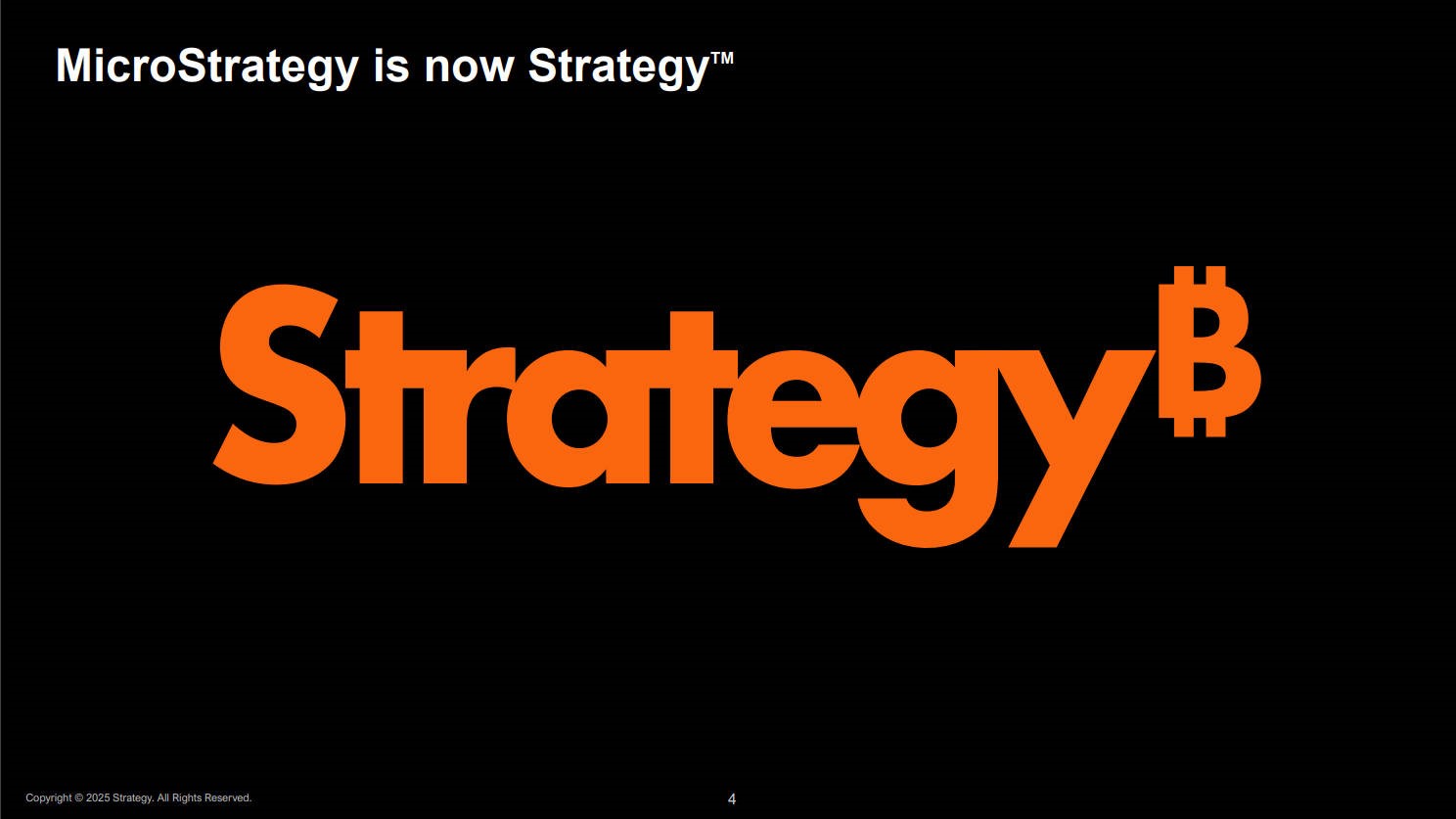 MicroStrategy 更名为“Strategy”，Q4 比特币持有量几乎翻番，想做比特币“智能杠杆”