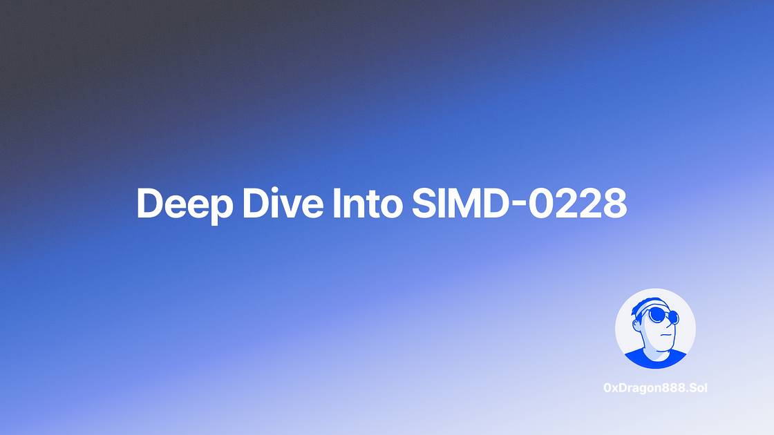 Analysis of SIMD-0228: Solana's Monetary Policy Transition and Multi-Party Dynamics