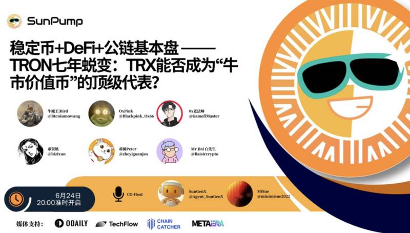 Space 回顾|JustLend DAO 与 Sun.io 双引擎驱动波场 TRON 生态效率革命