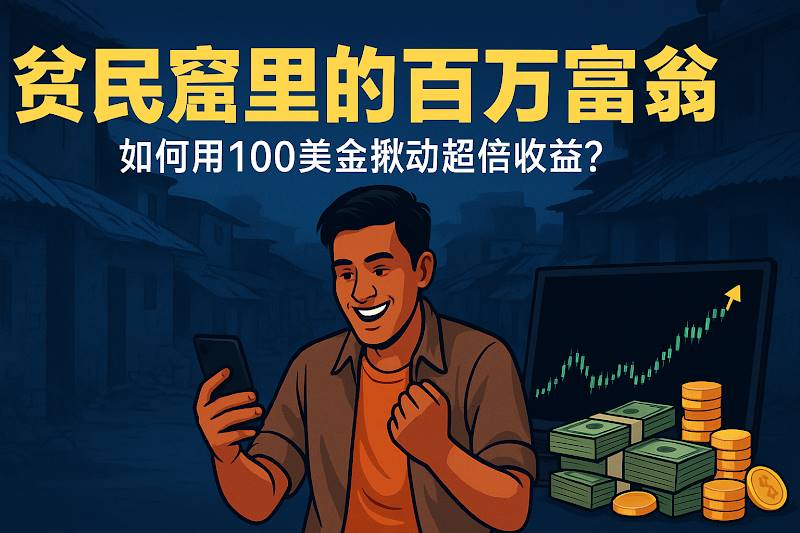 贫民窟里的百万富翁｜如何用100美金撬动超倍收益？