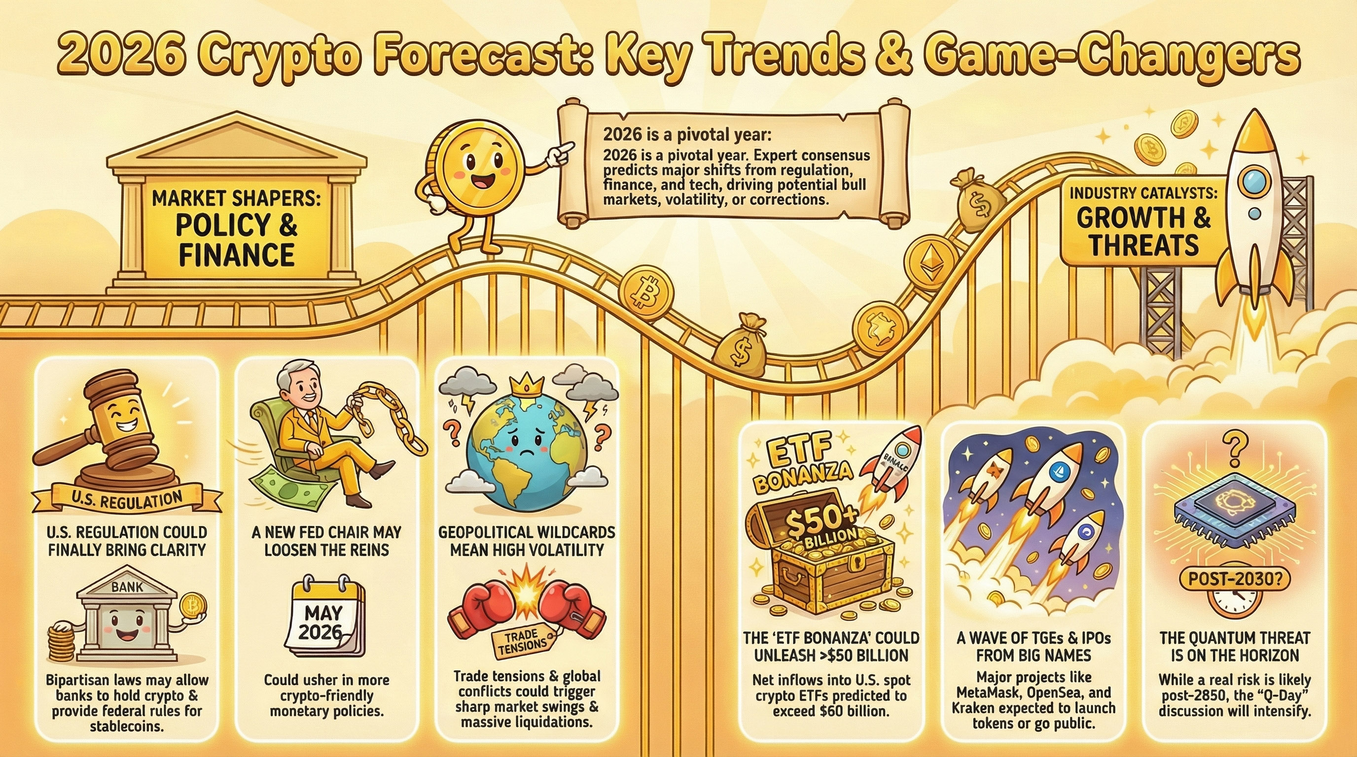 WEEX Labs：2026 年有哪些对加密市场影响重大的议题？