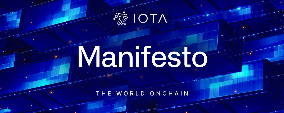IOTA 宣言:将世界引入链上
