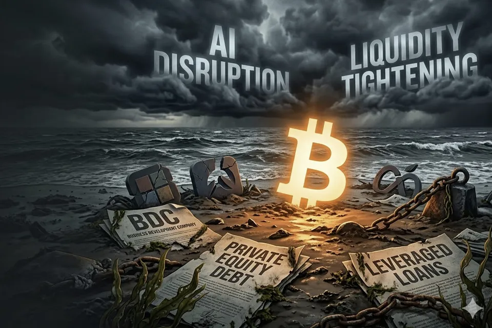 The Next Bitcoin Bull Run May Begin with a Private Credit Crisis