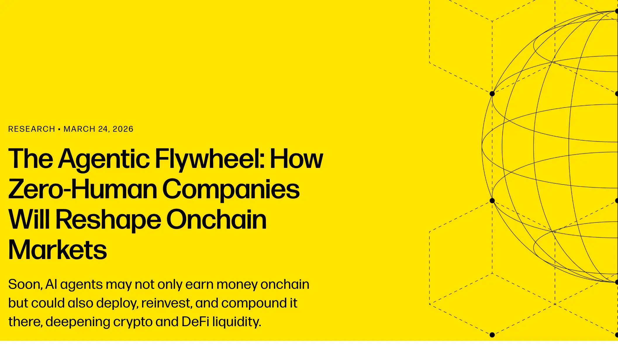 Les agents IA font émerger de nouvelles entités sur la blockchain : comment les entreprises entièrement dépourvues d’humains activent-elles le cercle vertueux financier ?