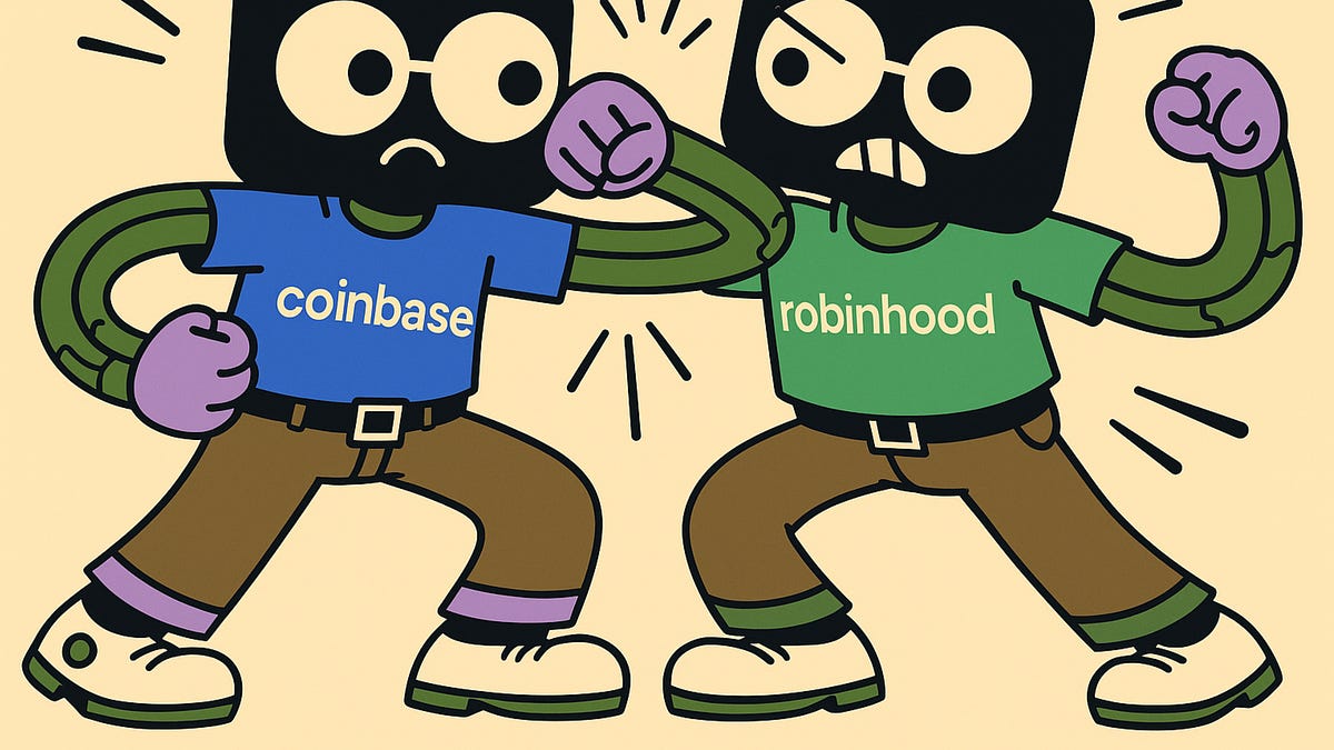 Comparaison des résultats financiers en période de marché baissier : bourses de cryptomonnaies pures vs plateformes multi-actifs – Robinhood se montre plus résistante que Coinbase
