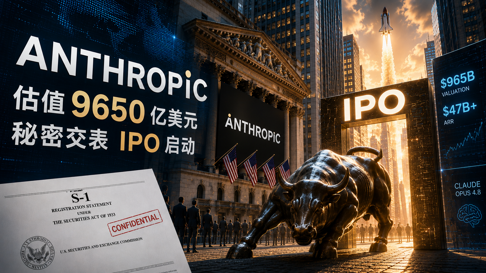 Créée il y a cinq ans et valorisée 965 milliards de dollars, Anthropic vient tout juste de « déposer son dossier ».