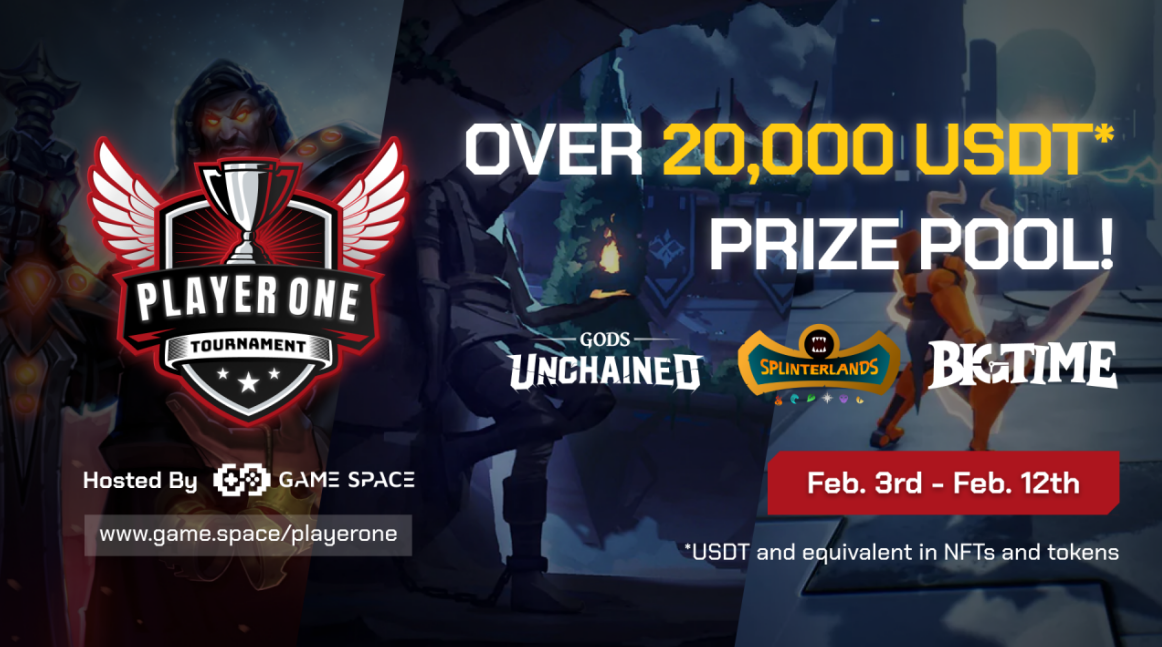 Game Space举办行业首个大型链游巡回赛Player One Tournament