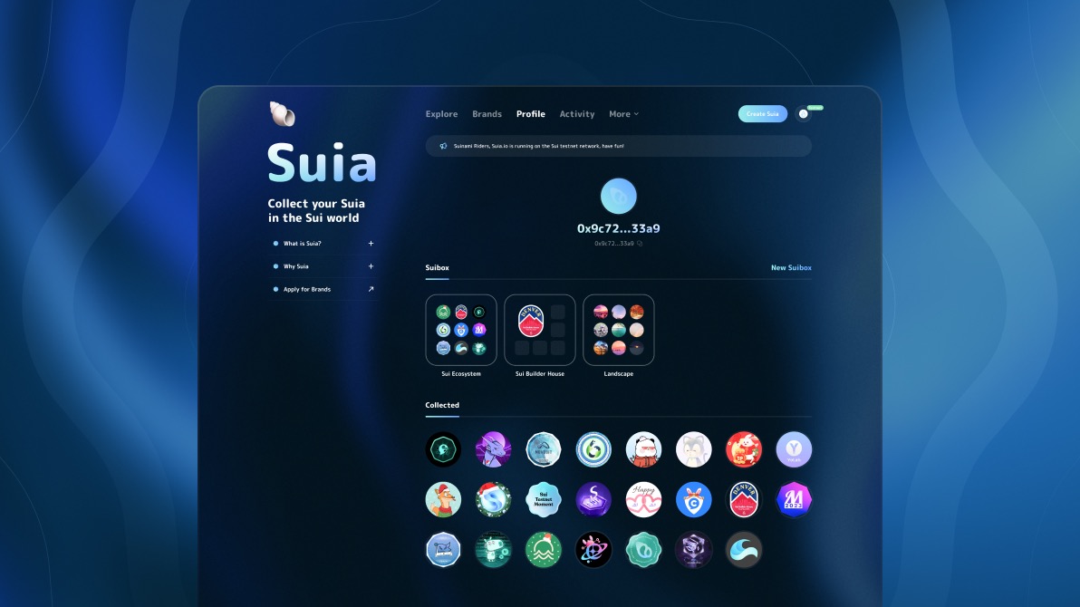 Sui 最火应用 Suia，打造链上社交新范式