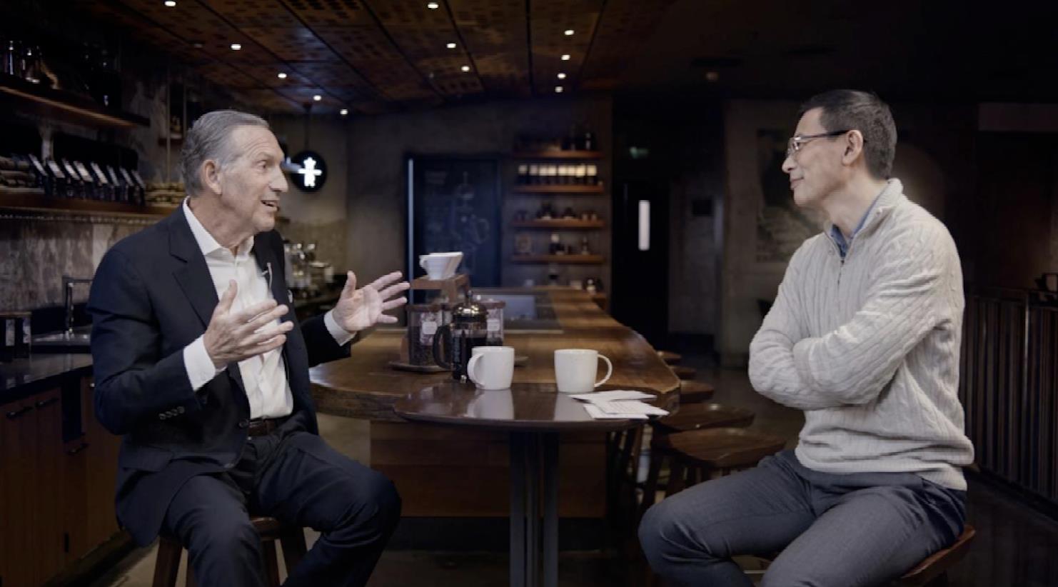 Shen Nanpeng in conversation with the founder of Starbucks: I was once rejected by 242 investors