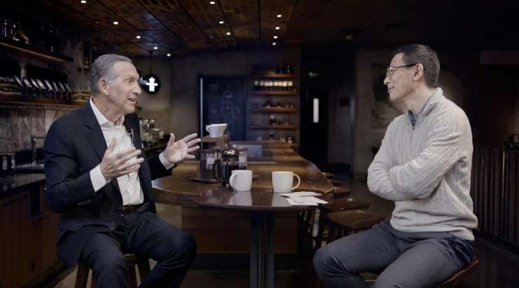 Shen Nanpeng in conversation with the founder of Starbucks: I was once rejected by 242 investors