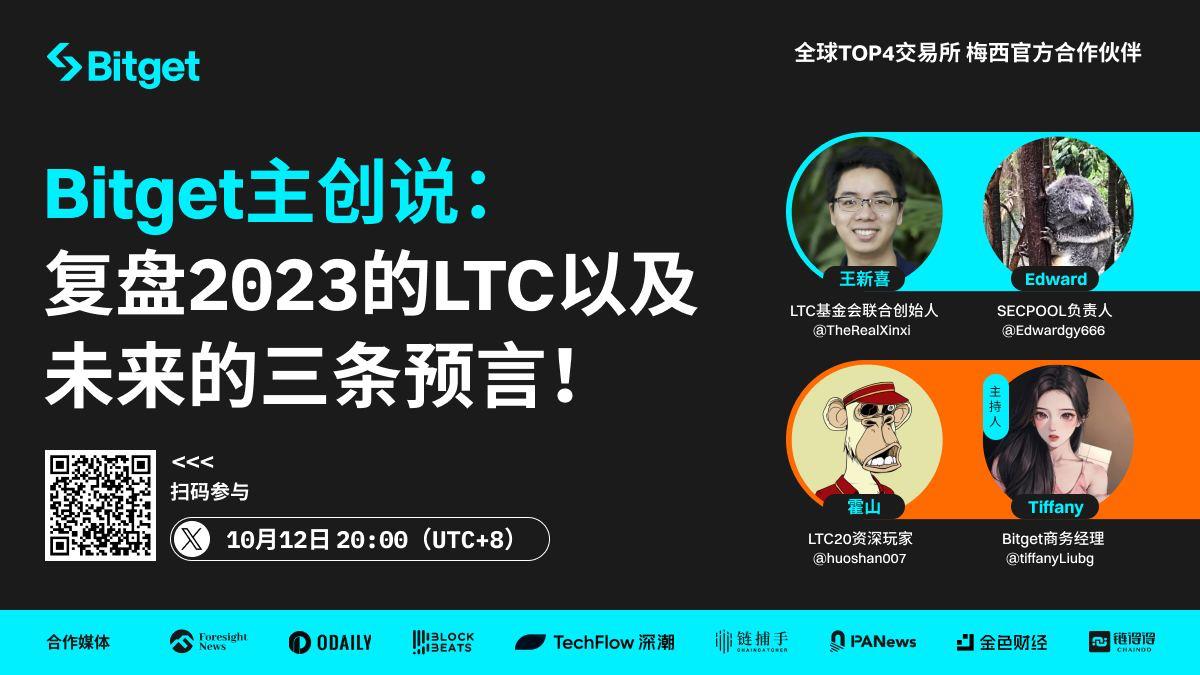 Bitget主催者インタビュー:2023年のLTCを振り返り、今後の価格動向を予測