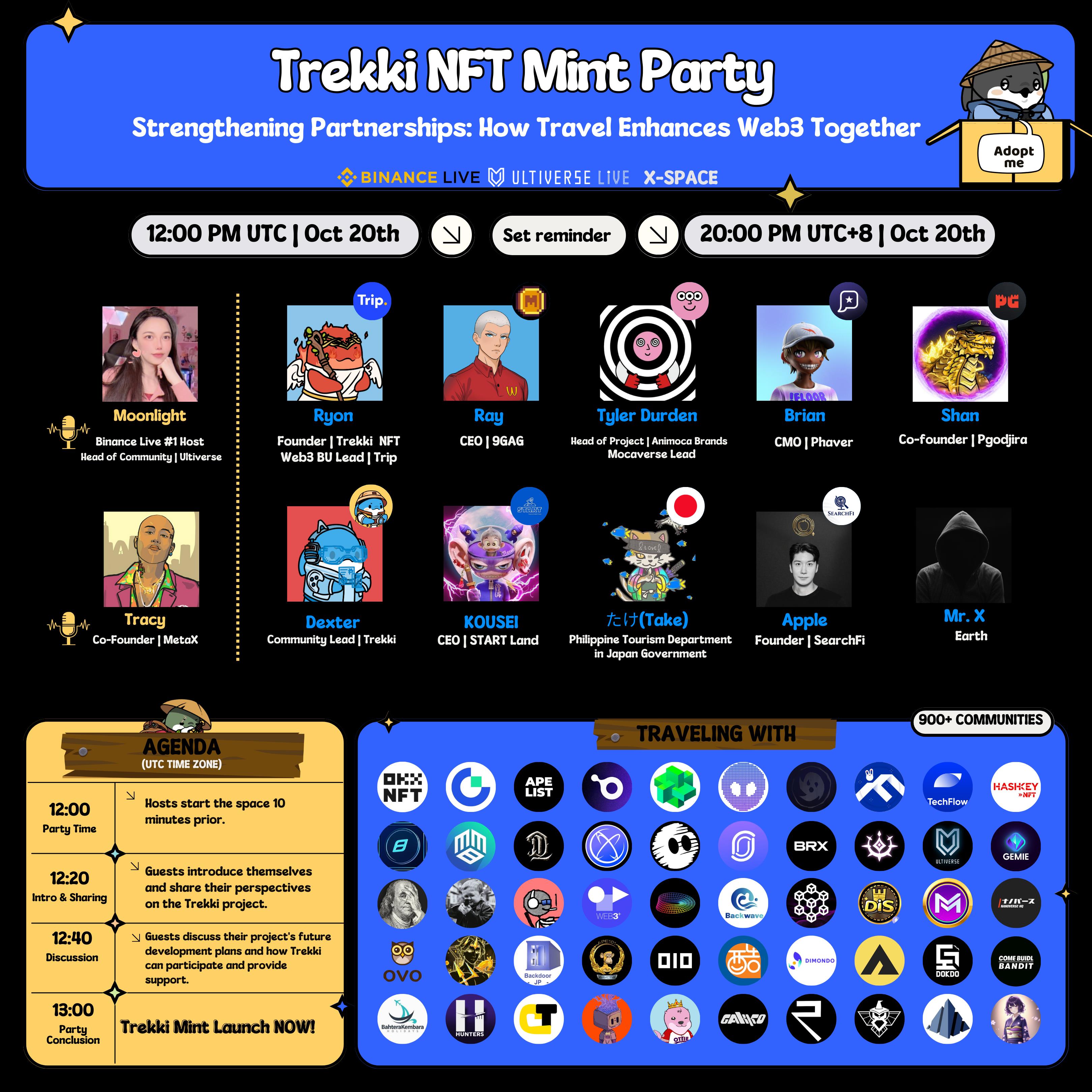 Trekki NFT Mint Party