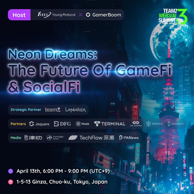 Cover Image for 「Invitation Only」Neon Dreams:The Future Of GameFi & SocialFi