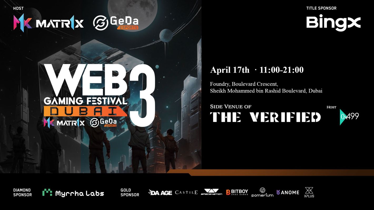 MATR1X & GEDA Token2049 Dubai Game Event