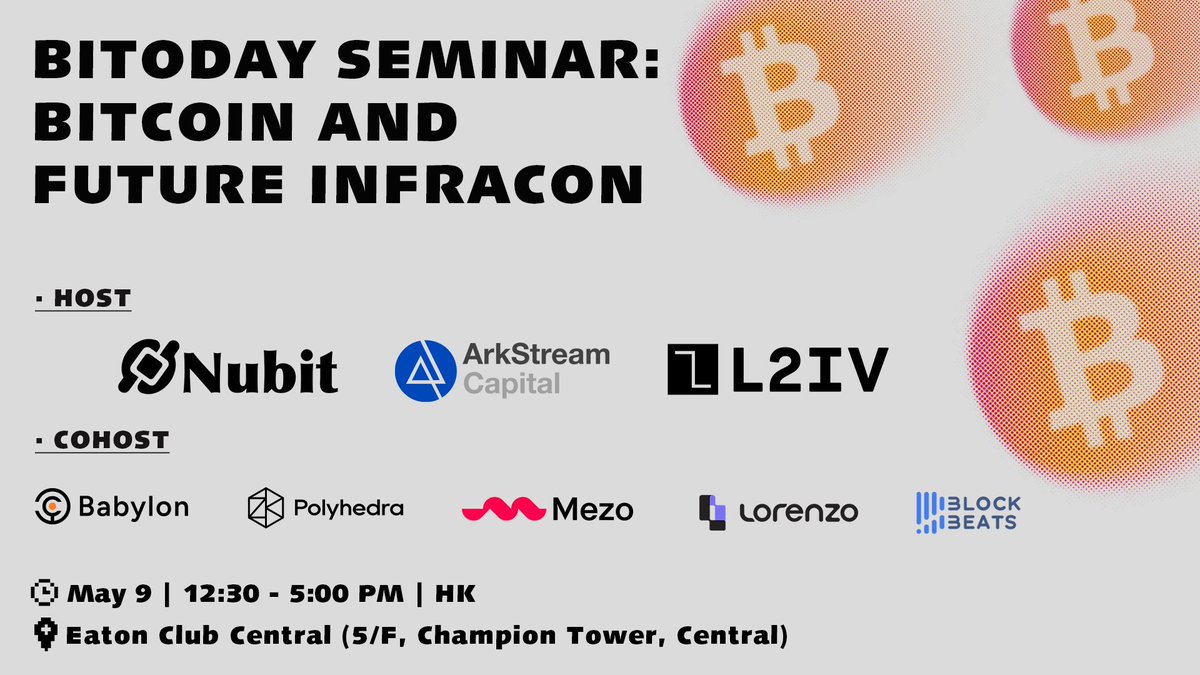 BiToday 研讨会:比特币和未来基础设施