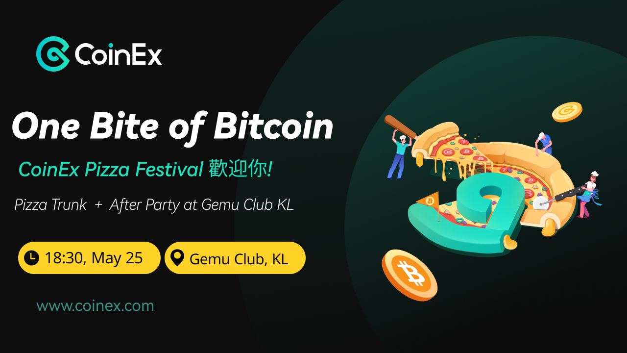 CoinEx 全球欢庆 Pizza Day - 马来西亚站