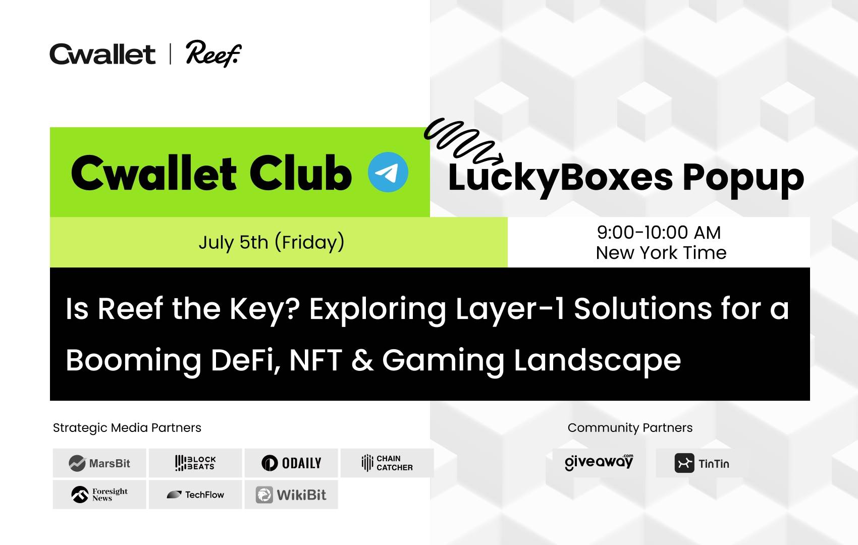 Cwallet x Reef AMA