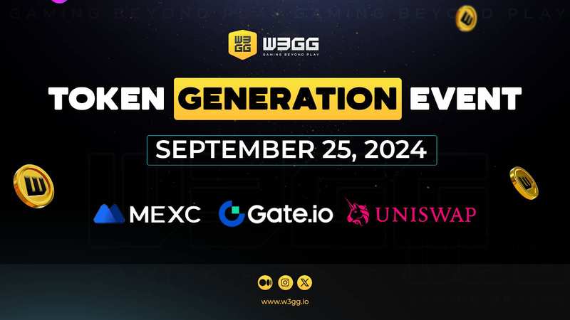 W3GG Token to List on Gate.io, MEXC, and Uniswap, Leading the Future of Web3 Gaming