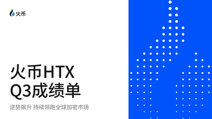 火币 HTX 晒 Q3 成绩单:逆势飙升,持续领跑全球加密市场