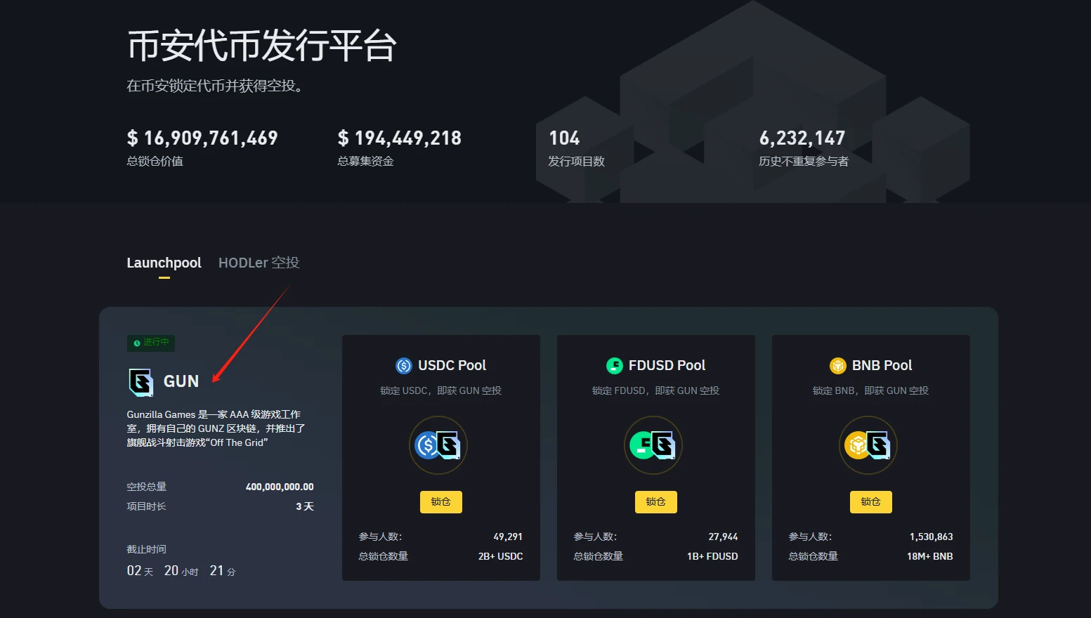 解读币安最新Launchpool项目：重体验、轻加密的GUNZ能否打响游戏公链“新一枪”？
