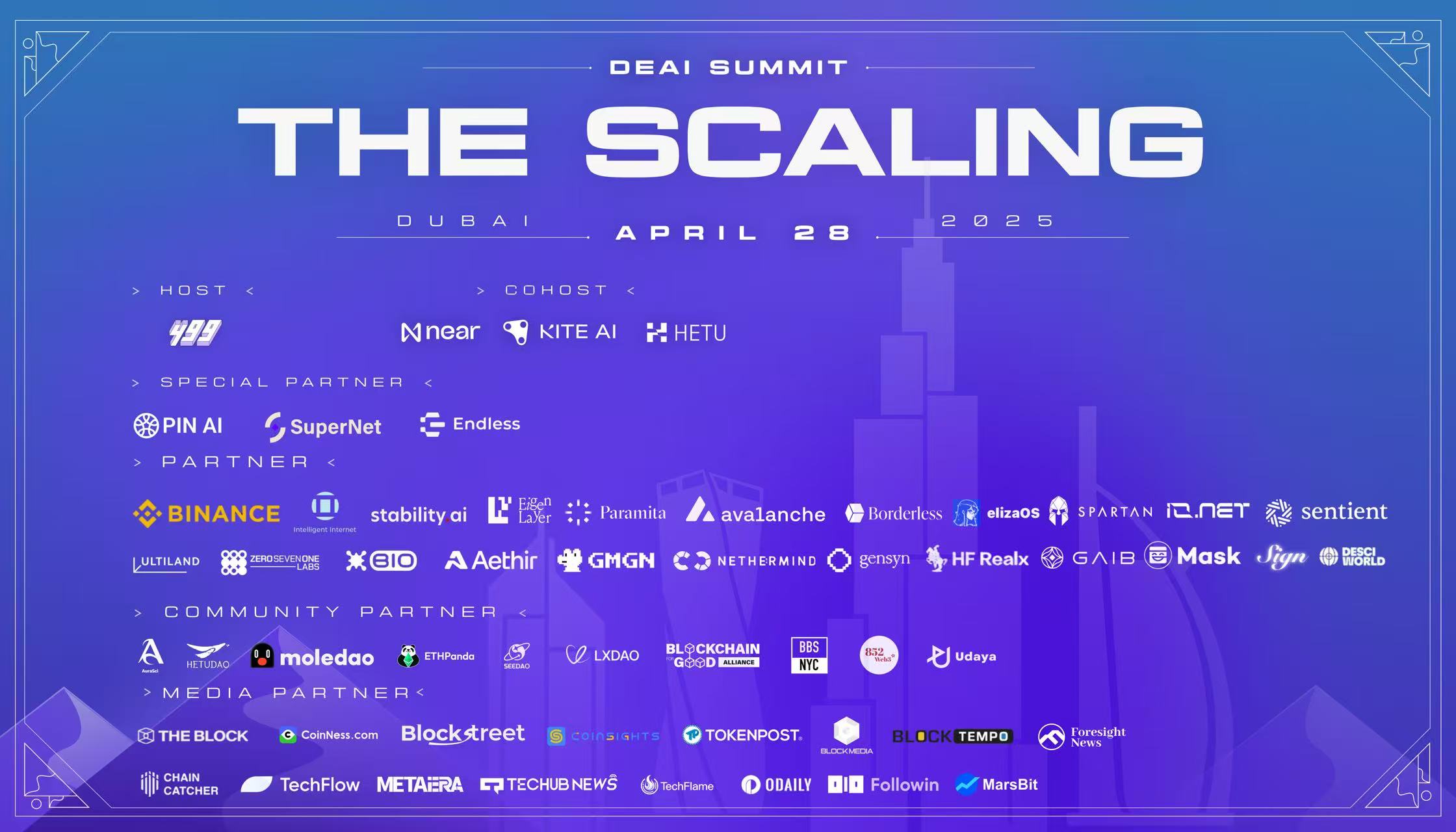 The Scaling DeAI Summit · TOKEN2049 ドバイ