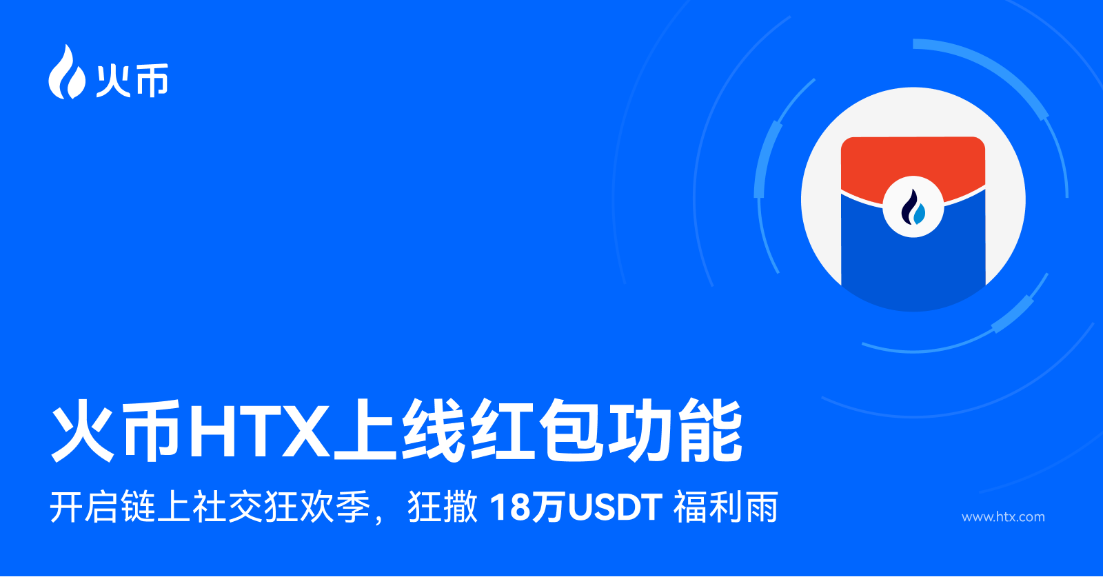 화비 HTX, 빨간봉투 기능 출시로 체인상 소셜 커뮤니티 시즌 개막 및 18만 USDT 혜택 물결 시작