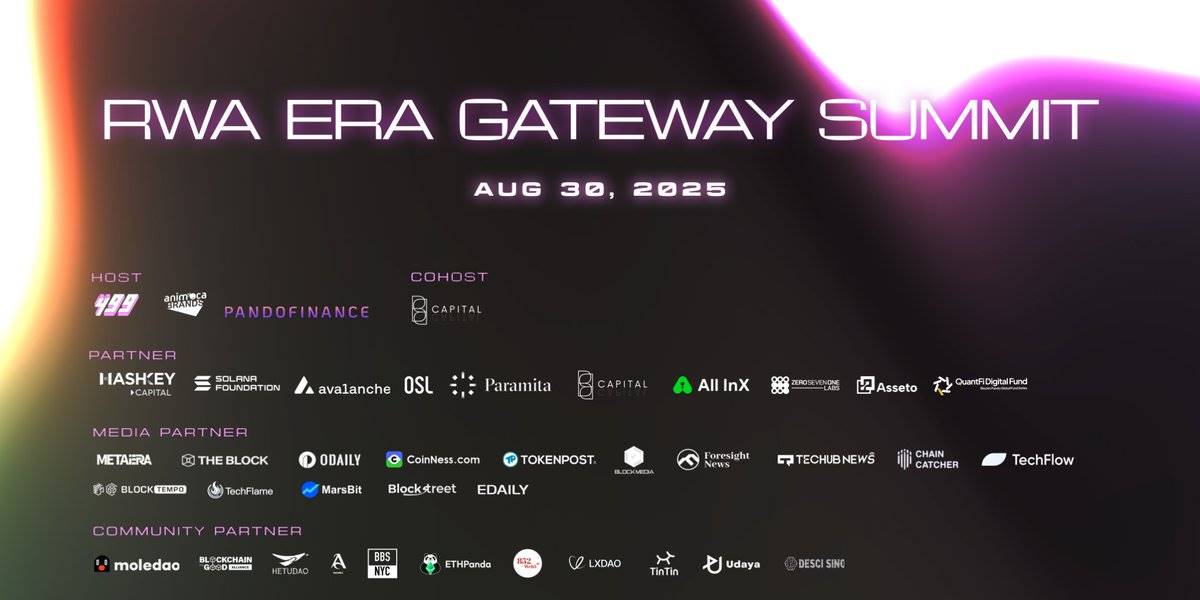 RWA 崛起 — 香港引领新时代 | RWA ERA Gateway 峰会