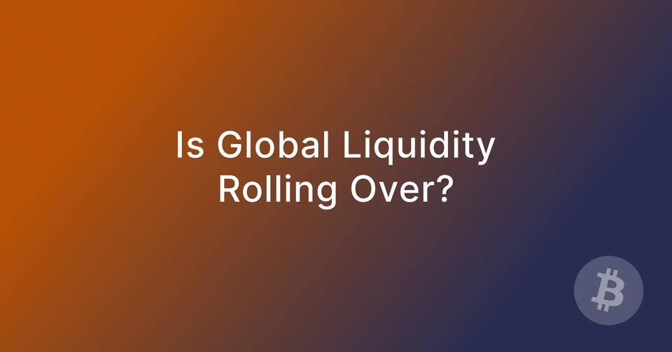 Is global liquidity drying up?