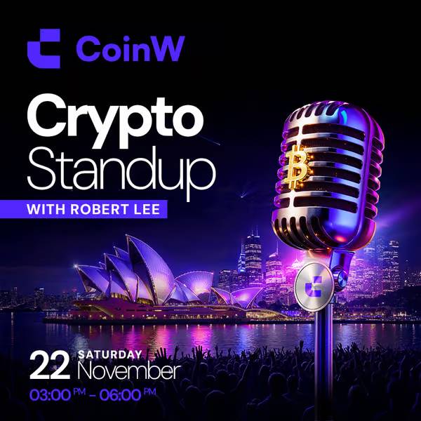 CoinW Present: Crypto Standup at The Vogue Cafe Sydney during Aus Crypto Convention 2025