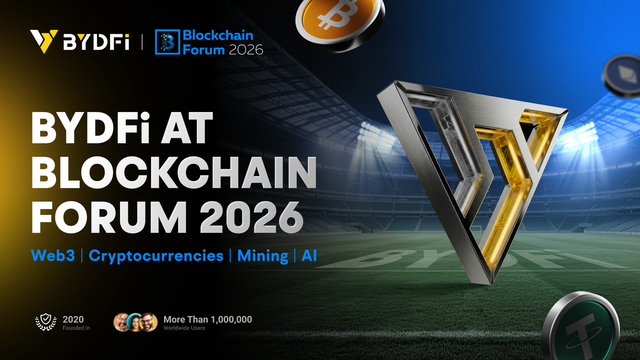BYDFi 以赞助商身份亮相莫斯科 Blockchain Forum 2026,积极参与 Web3 与 AI 生态交流