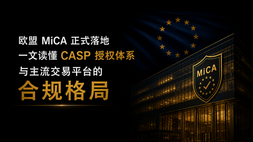 EU MiCA Officially Takes Effect: Understanding the CASP Authorization Framework and the Compliance Landscape of Mainstream Trading Platforms