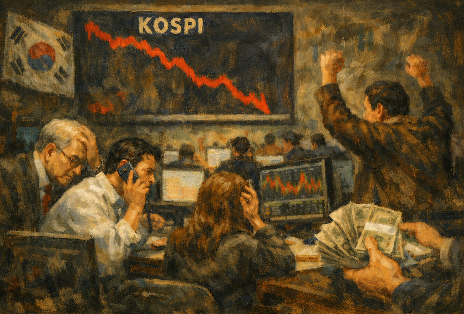 韩股暴跌劝退散户?Upbit 成交额一日暴涨 436%,资金加速回流币圈