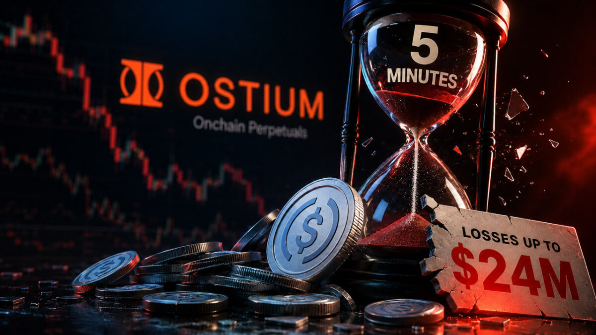 将来価格がオラクルを騙し、Ostium は 5 分で 2400 万ドルを失う