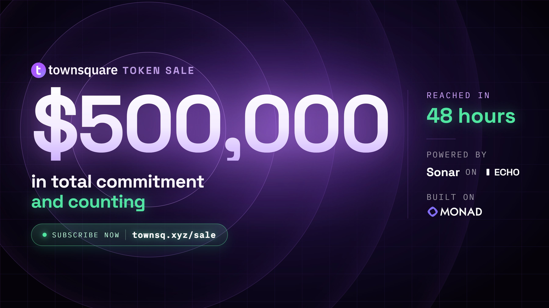 95% các dự án Sonar Sale đã lên sàn Coinbase, TownSquare sẽ là tiếp theo?